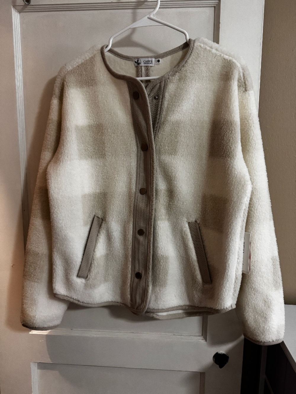 CARVE DESIGNS posie jacket in birch plaid
